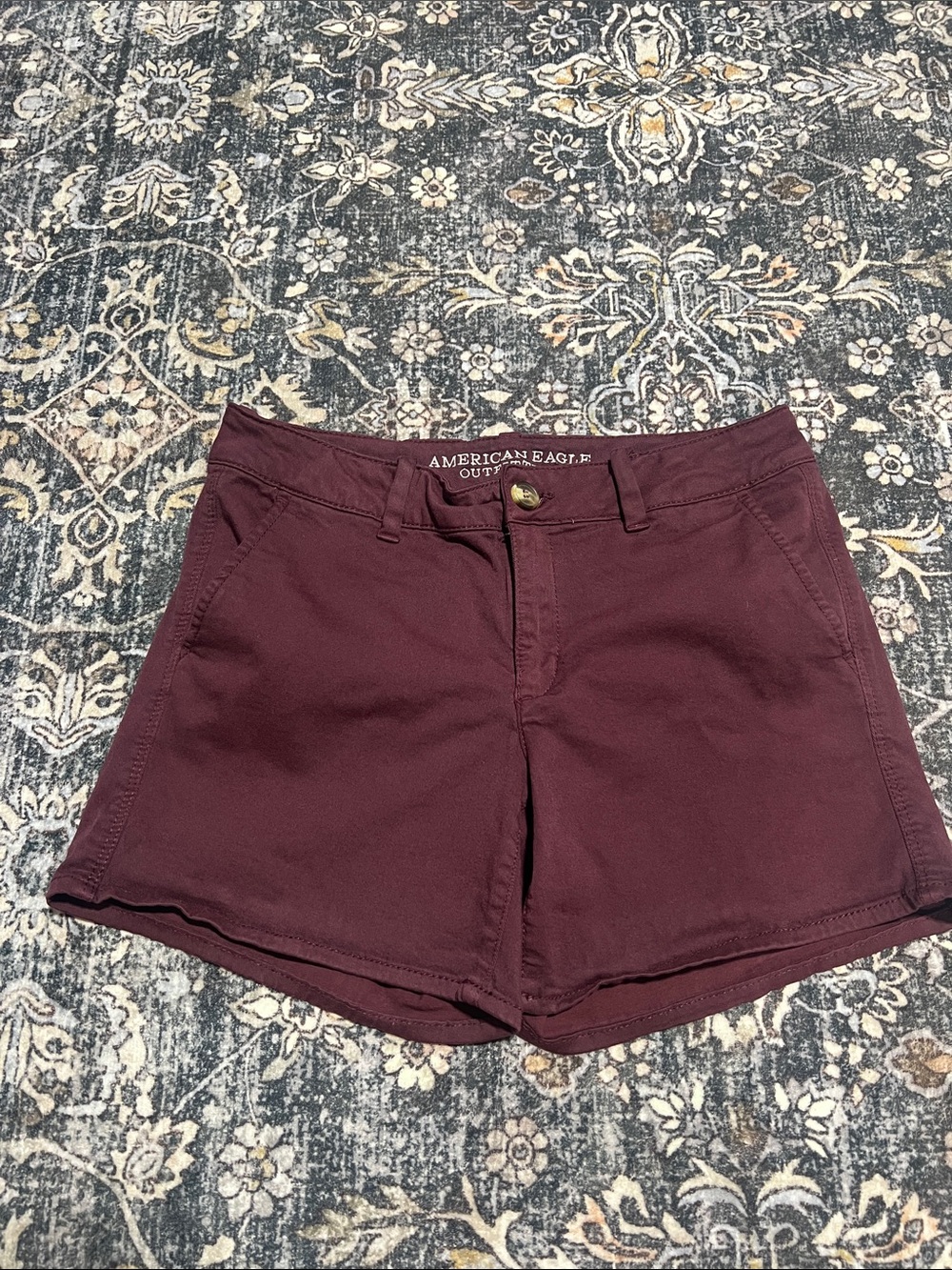 American Eagle Outfitters Women’s Wine Colored Casual Shorts